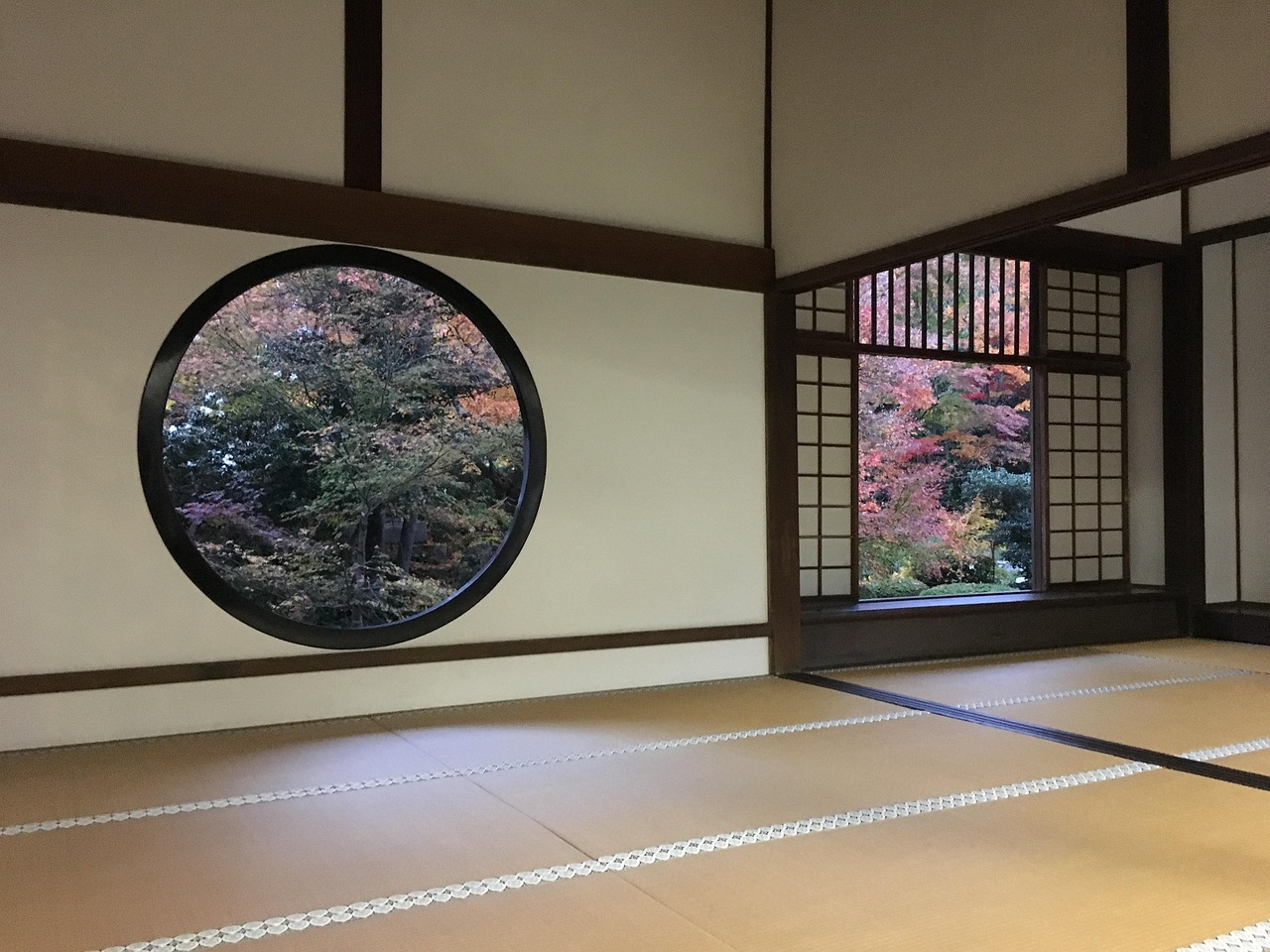 和室の壁を新しい生命で満たす。